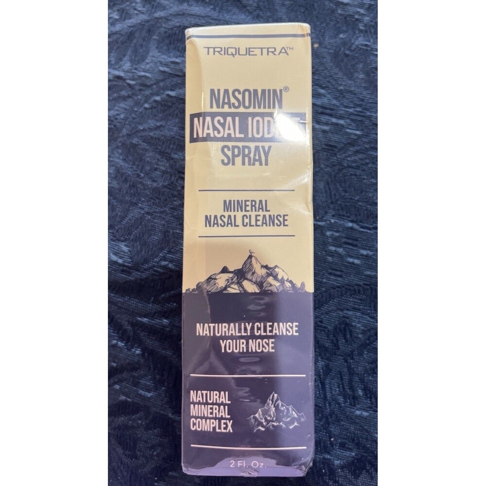 Triquetra Nasomin Nasal Iodine Spray Mineral Cleanse DetoXCleanser Natural LOC L
